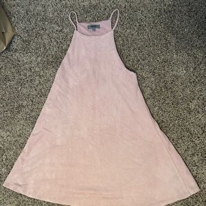 Maybe pink soft suede dress